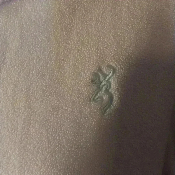 Browning Fleece Womens Large Pink Full Zip Long Sleeve Jacket - Picture 4 of 8